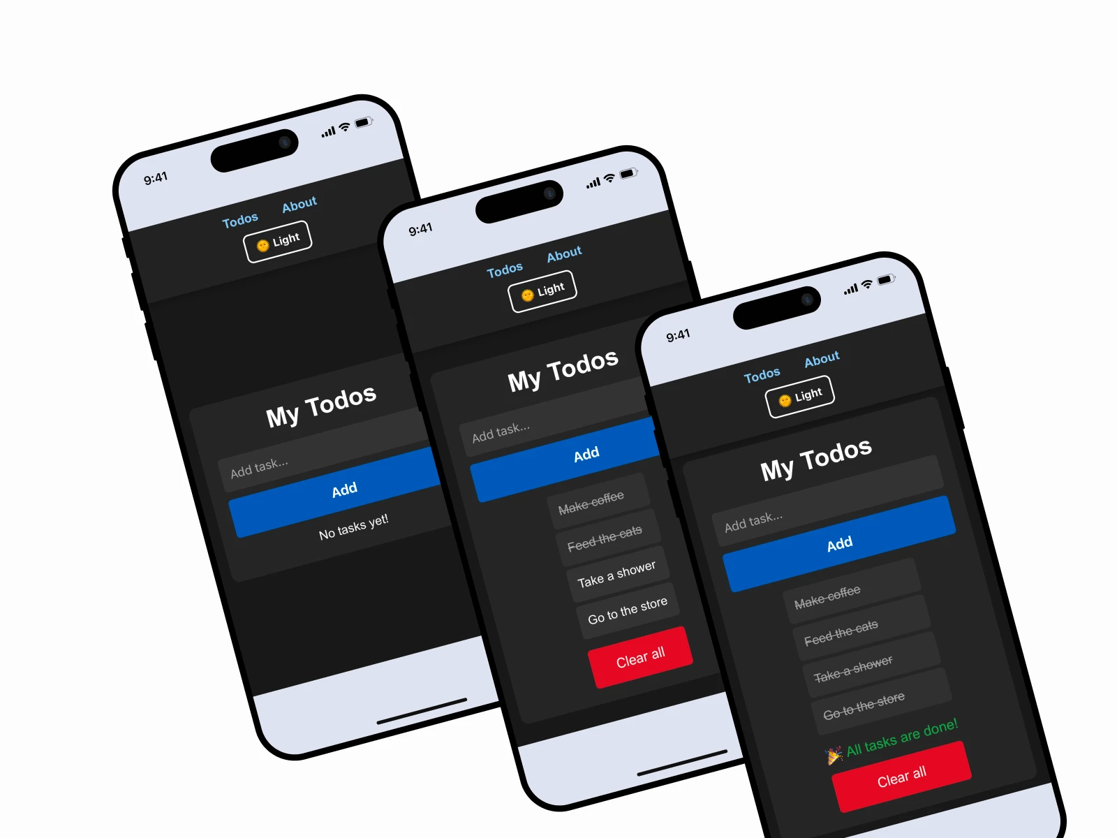 Dark Mode Experience